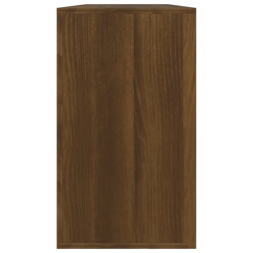 Banc à chaussures Chêne marron 80x24x45 cm Bois d'ingénierie - XIOS