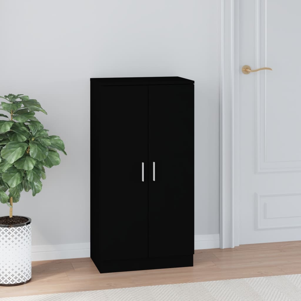 Armoire à chaussures Noir 55x35x108 cm Bois d'ingénierie - XIOS