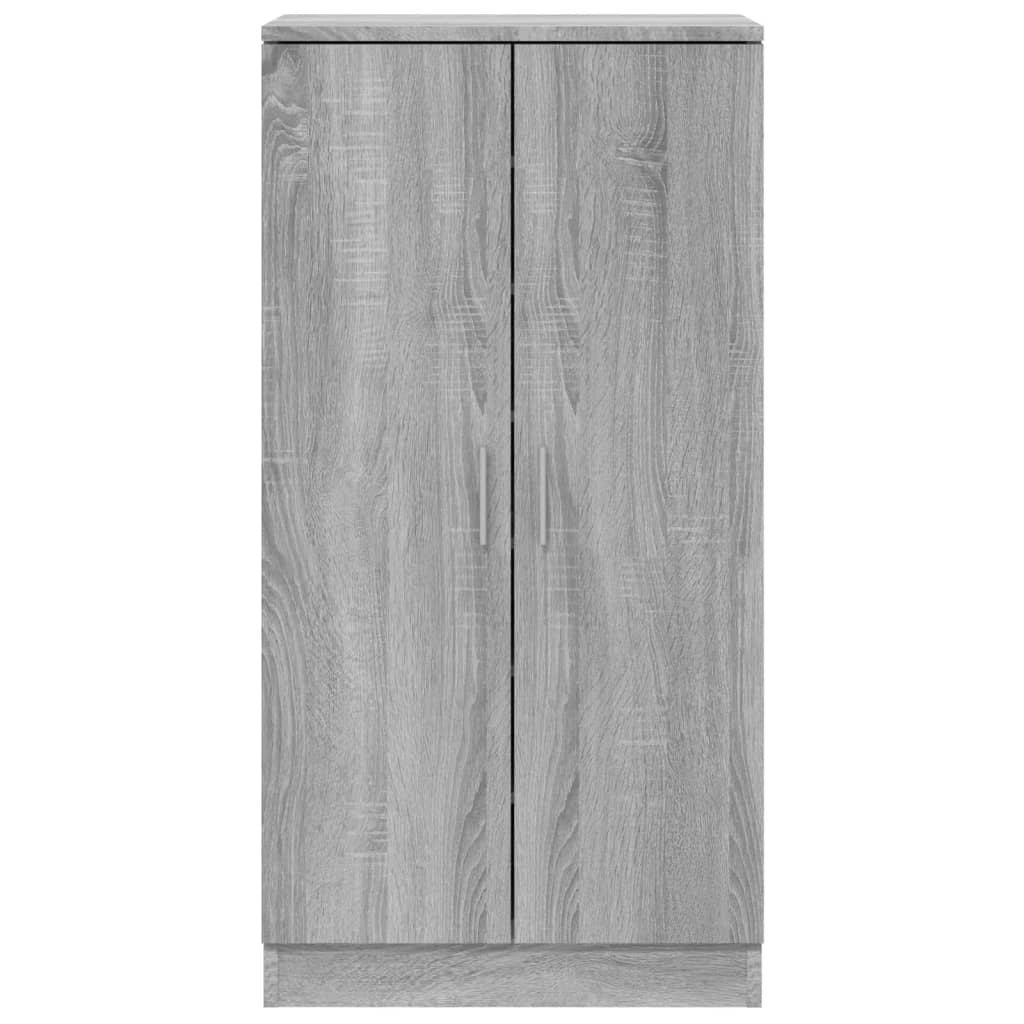 Armoire à chaussures Sonoma gris 55x35x108 cm Bois d'ingénierie - XIOS