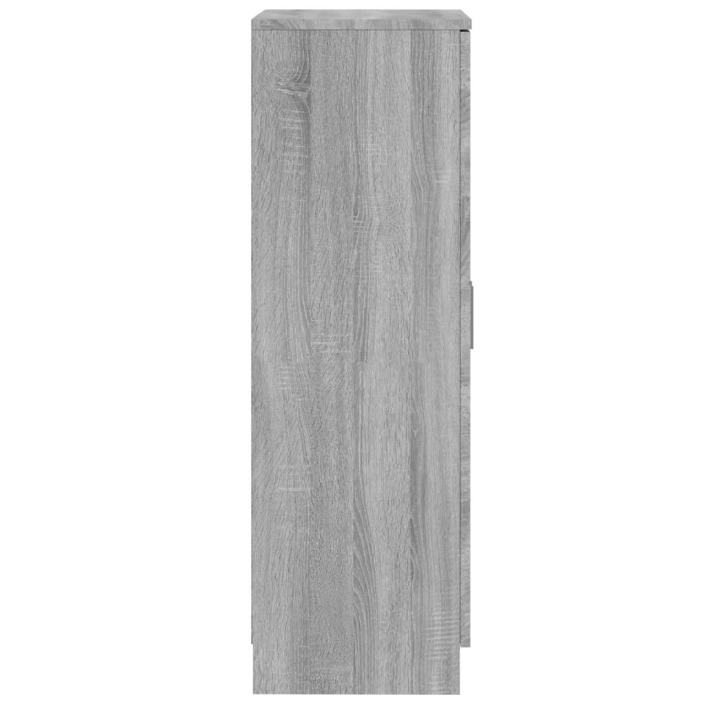 Armoire à chaussures Sonoma gris 55x35x108 cm Bois d'ingénierie - XIOS