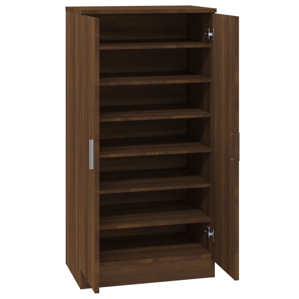 Armoire à chaussures Chêne marron 55x35x108cm Bois d'ingénierie - XIOS