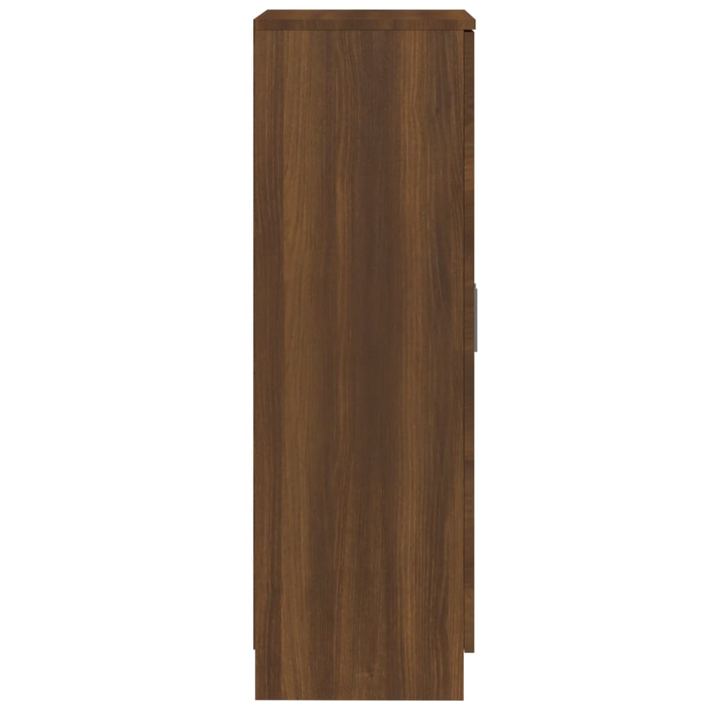 Armoire à chaussures Chêne marron 55x35x108cm Bois d'ingénierie - XIOS