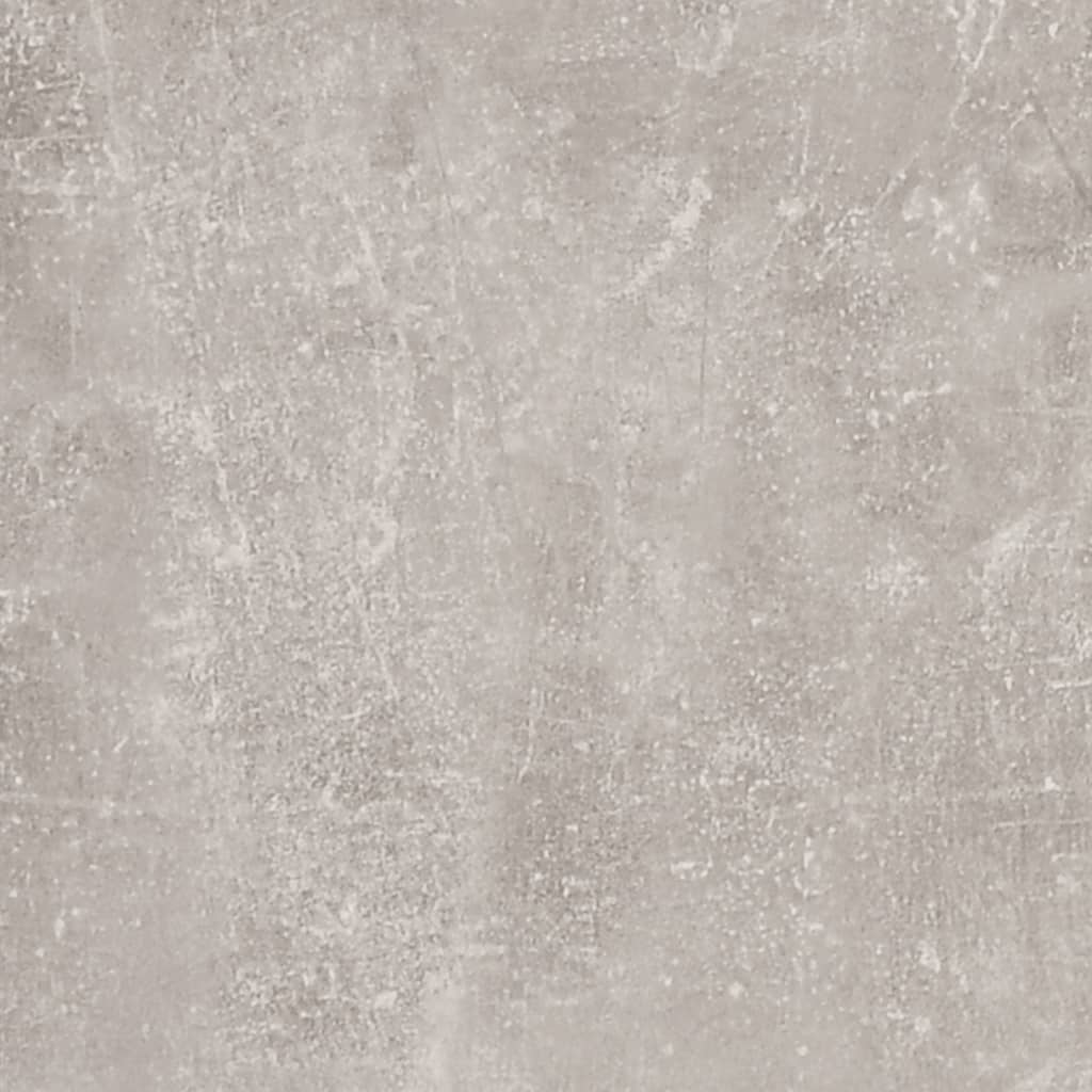 Armoire à tiroirs avec roulettes Gris béton Bois d'ingénierie