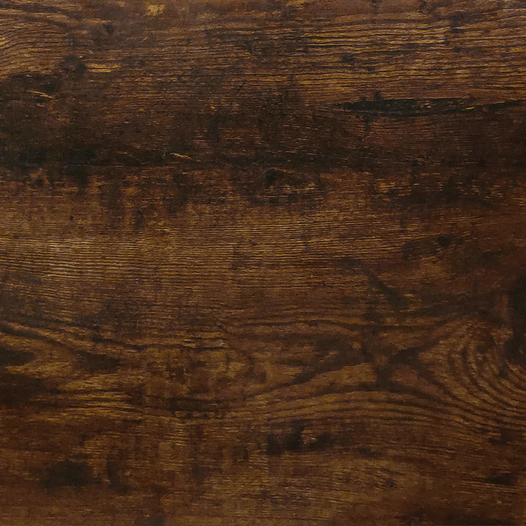 Armoire à tiroirs avec roulettes Chêne fumé Bois d'ingénierie