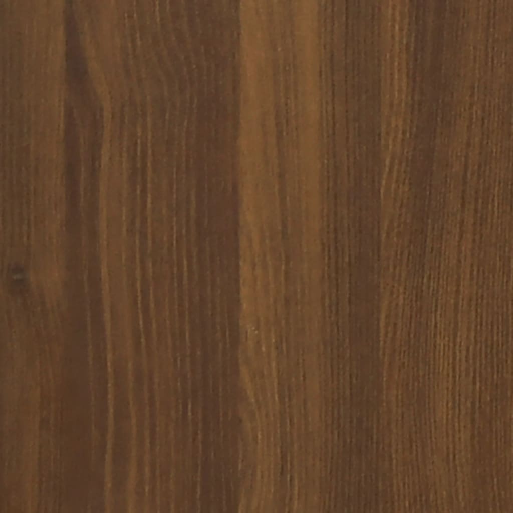 Armoire à tiroirs avec roulettes Chêne marron Bois d'ingénierie