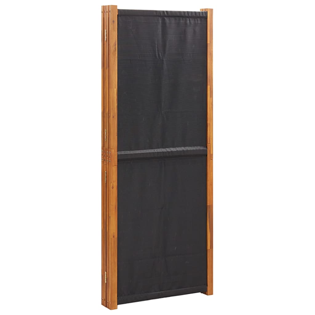 Cloison de séparation 5 panneaux Noir 350x180 cm - XIOS