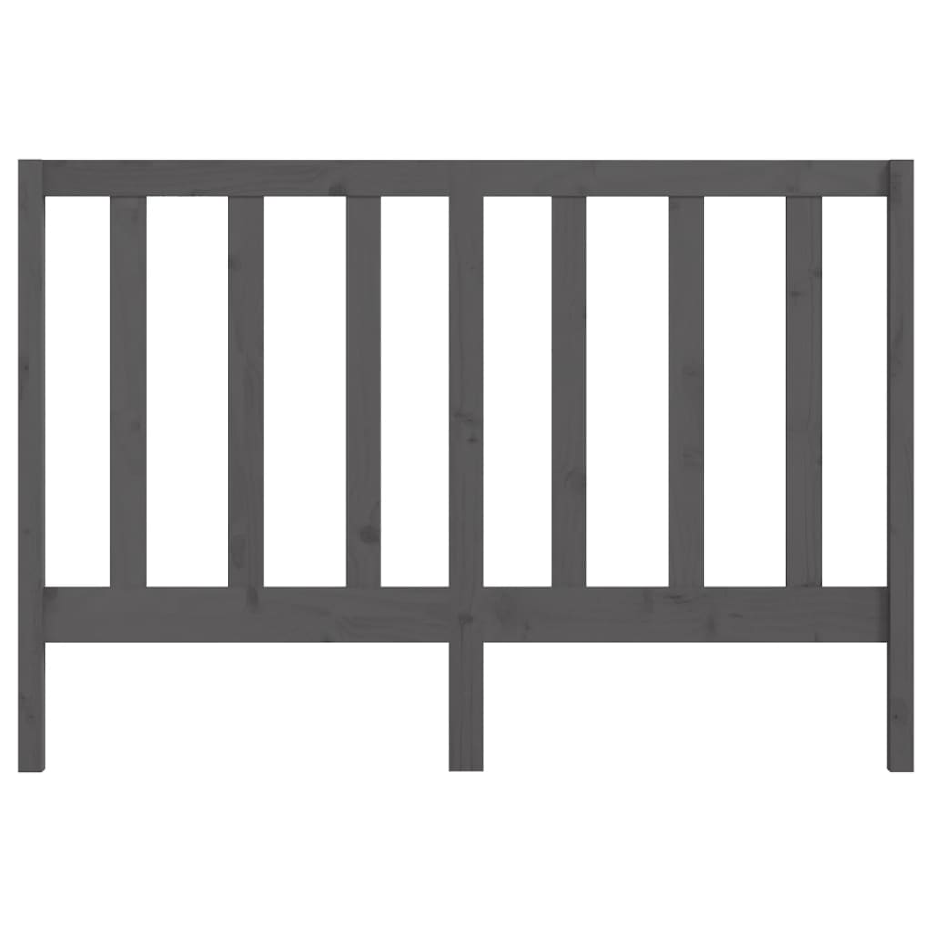 Tête de lit Gris 166x4x100 cm Bois massif de pin - XIOS