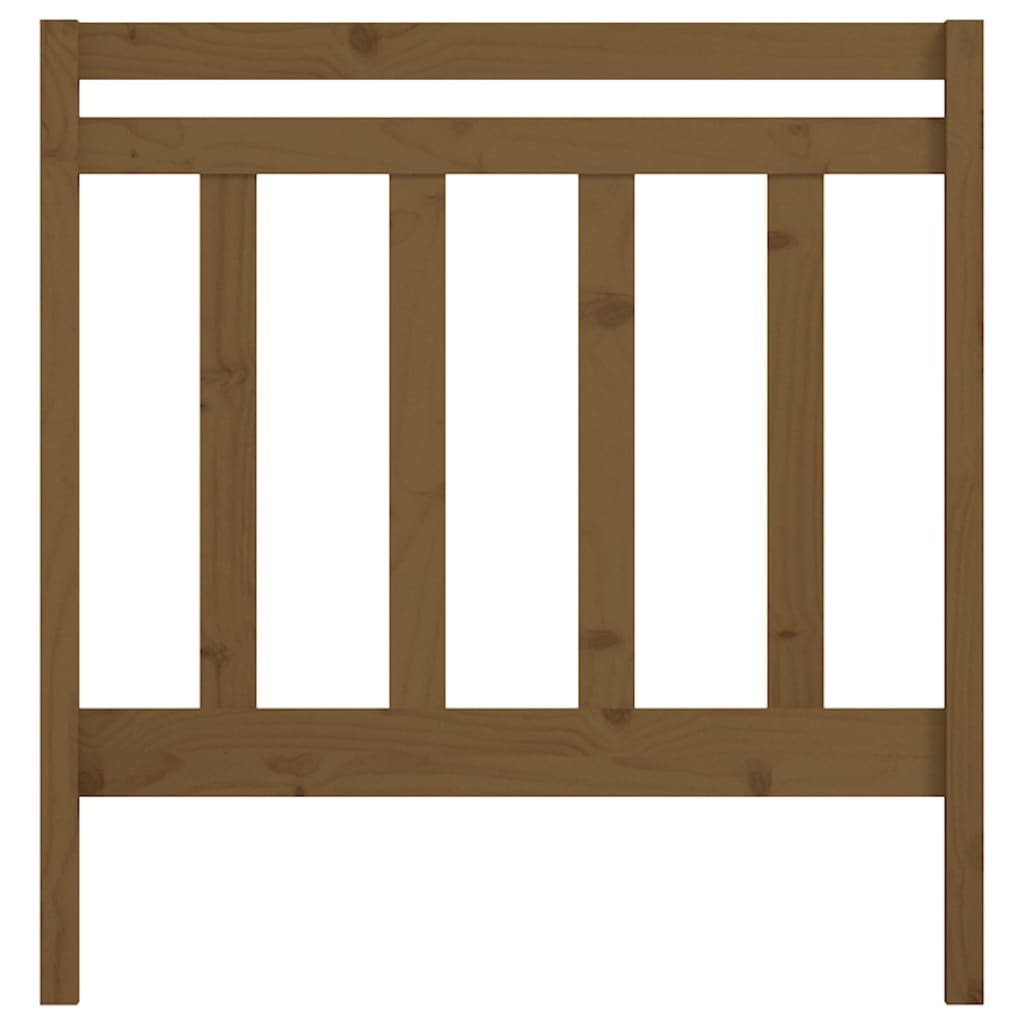 Tête de lit Marron miel 106x4x100 cm Bois massif de pin - XIOS