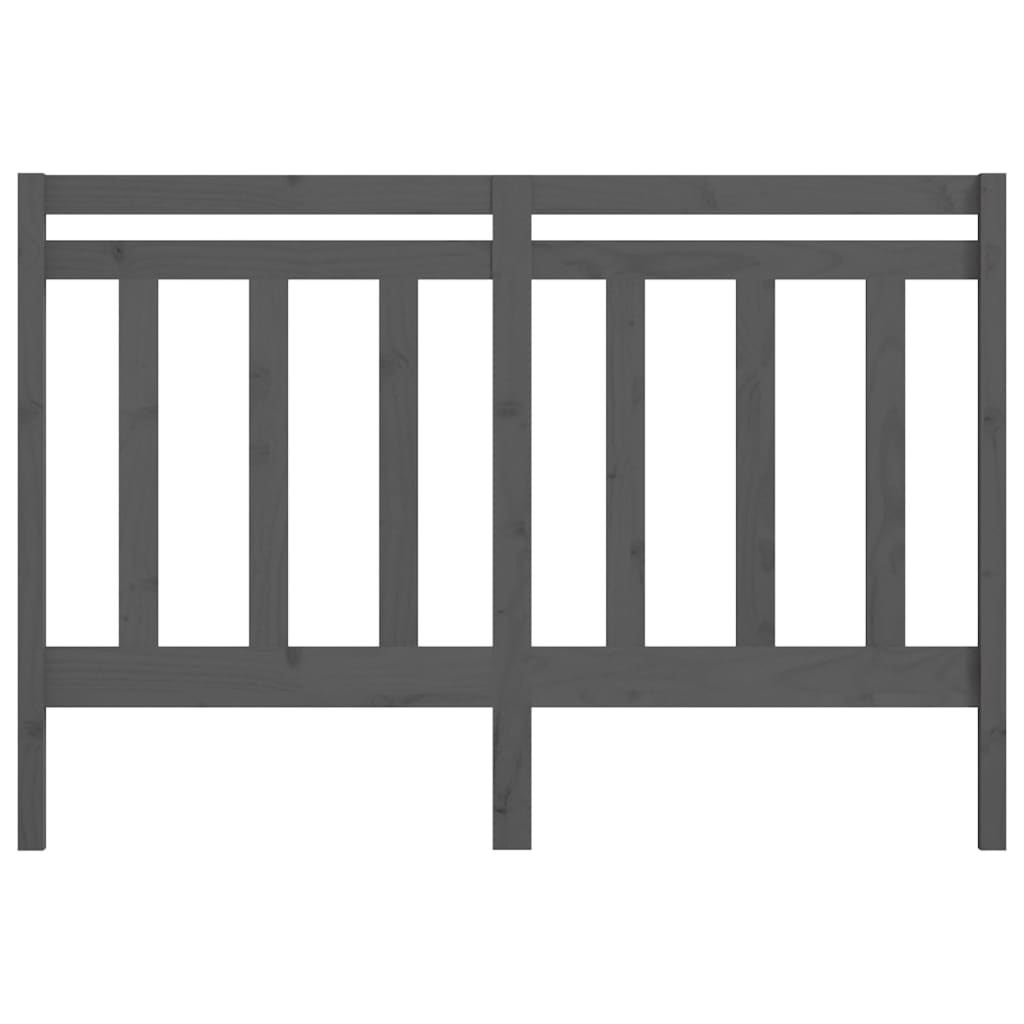 Tête de lit Gris 166x4x100 cm Bois massif de pin - XIOS