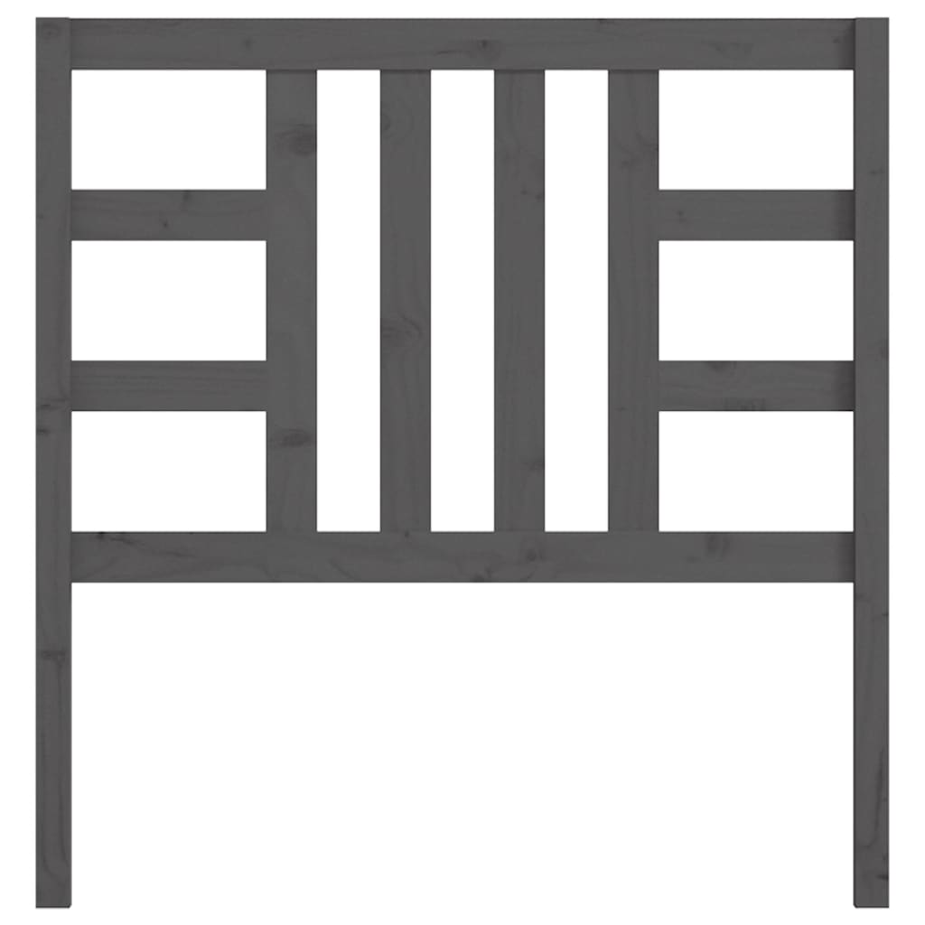 Tête de lit Gris 96x4x100 cm Bois massif de pin - XIOS