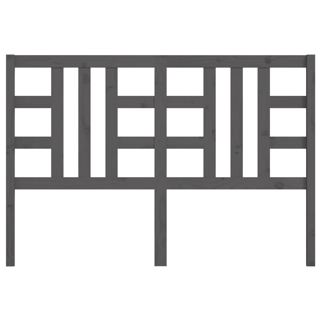 Tête de lit Gris 166x4x100 cm Bois massif de pin - XIOS