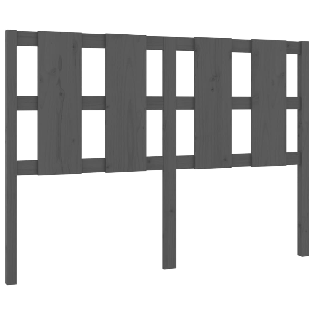 Tête de lit Gris 145,5x4x100 cm Bois massif de pin - XIOS