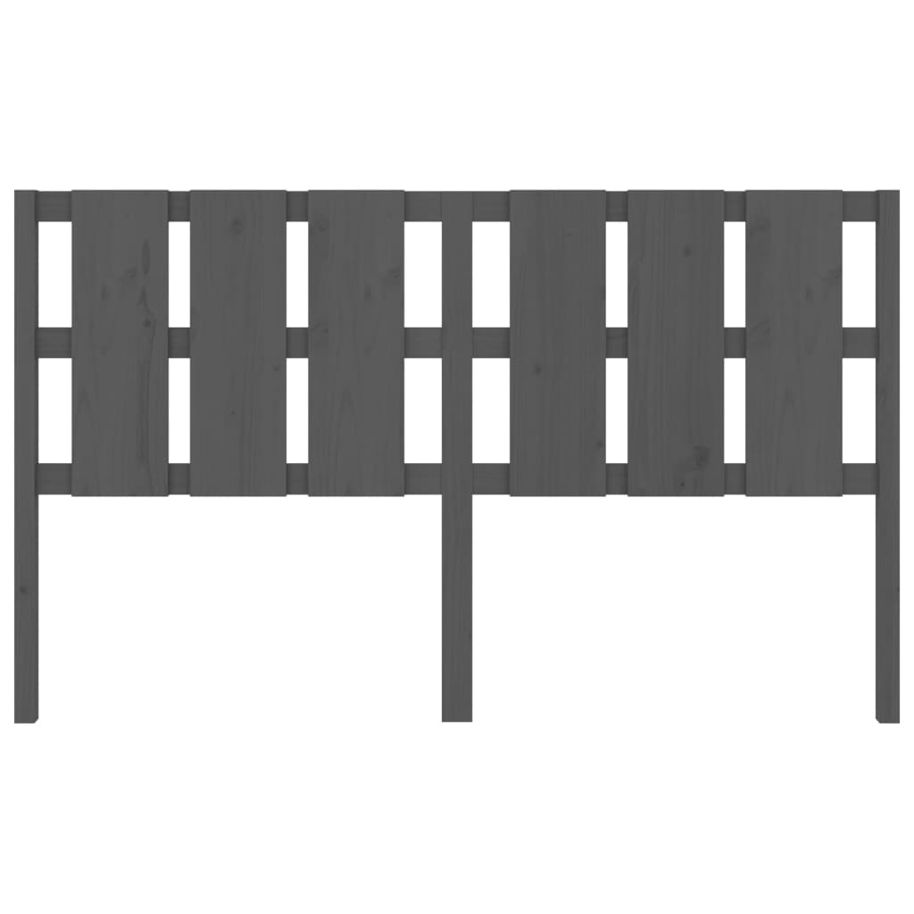 Tête de lit Gris 165,5x4x100 cm Bois massif de pin - XIOS