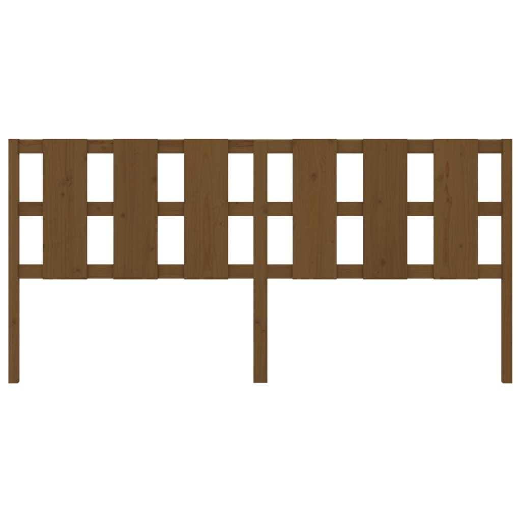 Tête de lit Marron miel 205,5x4x100 cm Bois massif de pin - XIOS