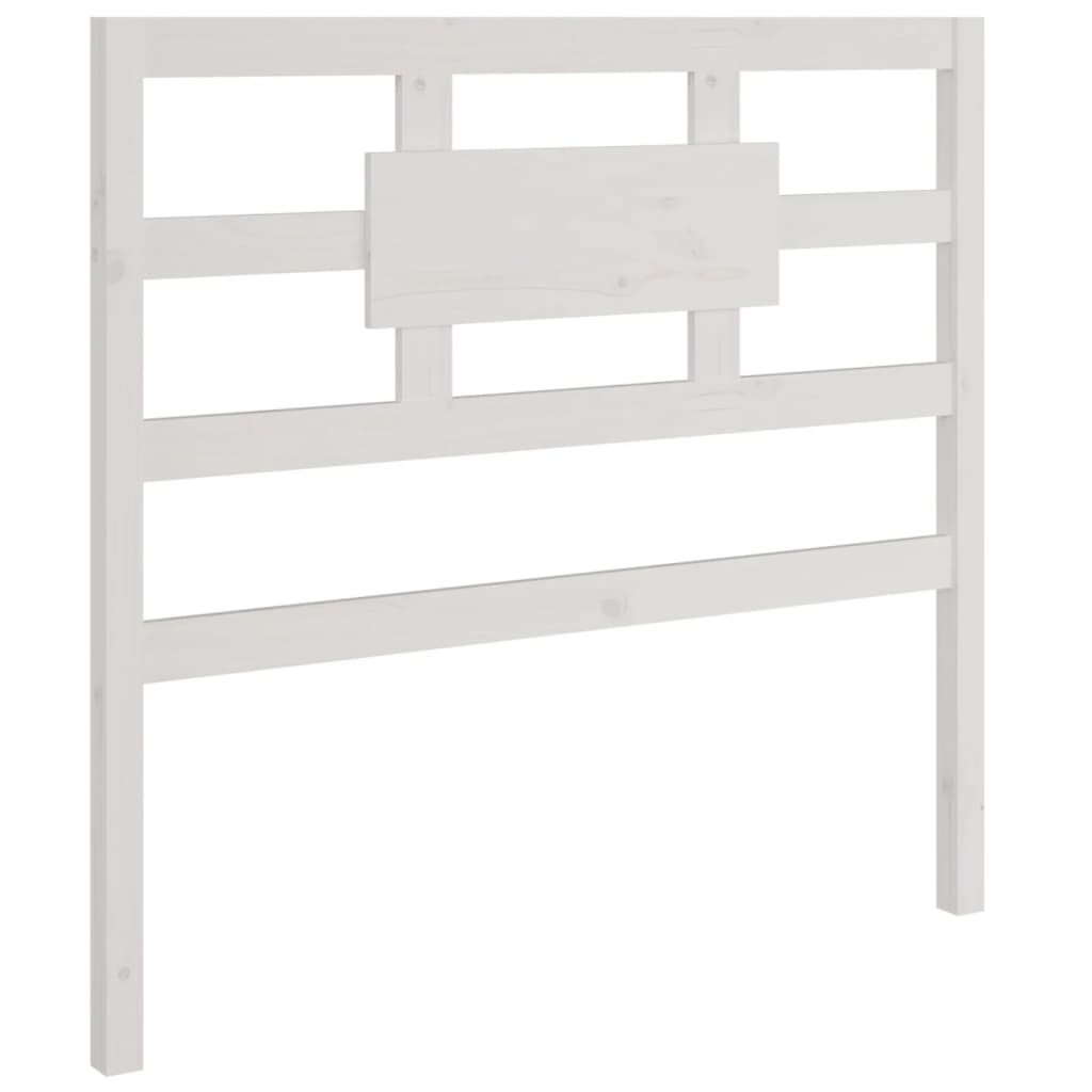 Tête de lit Blanc 95,5x4x100 cm Bois massif de pin - XIOS
