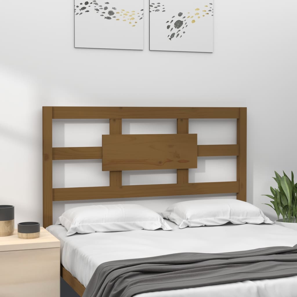 Tête de lit Marron miel 95,5x4x100 cm Bois massif de pin - XIOS