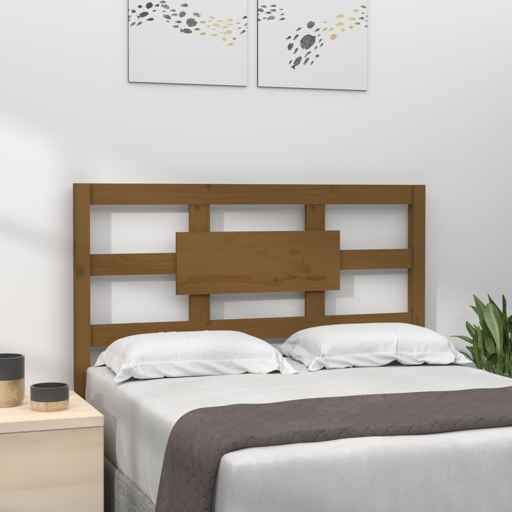 Tête de lit Marron miel 95,5x4x100 cm Bois massif de pin - XIOS