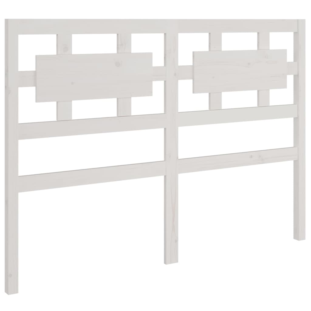 Tête de lit blanc 205,5x4x100 cm bois massif de pin - XIOS