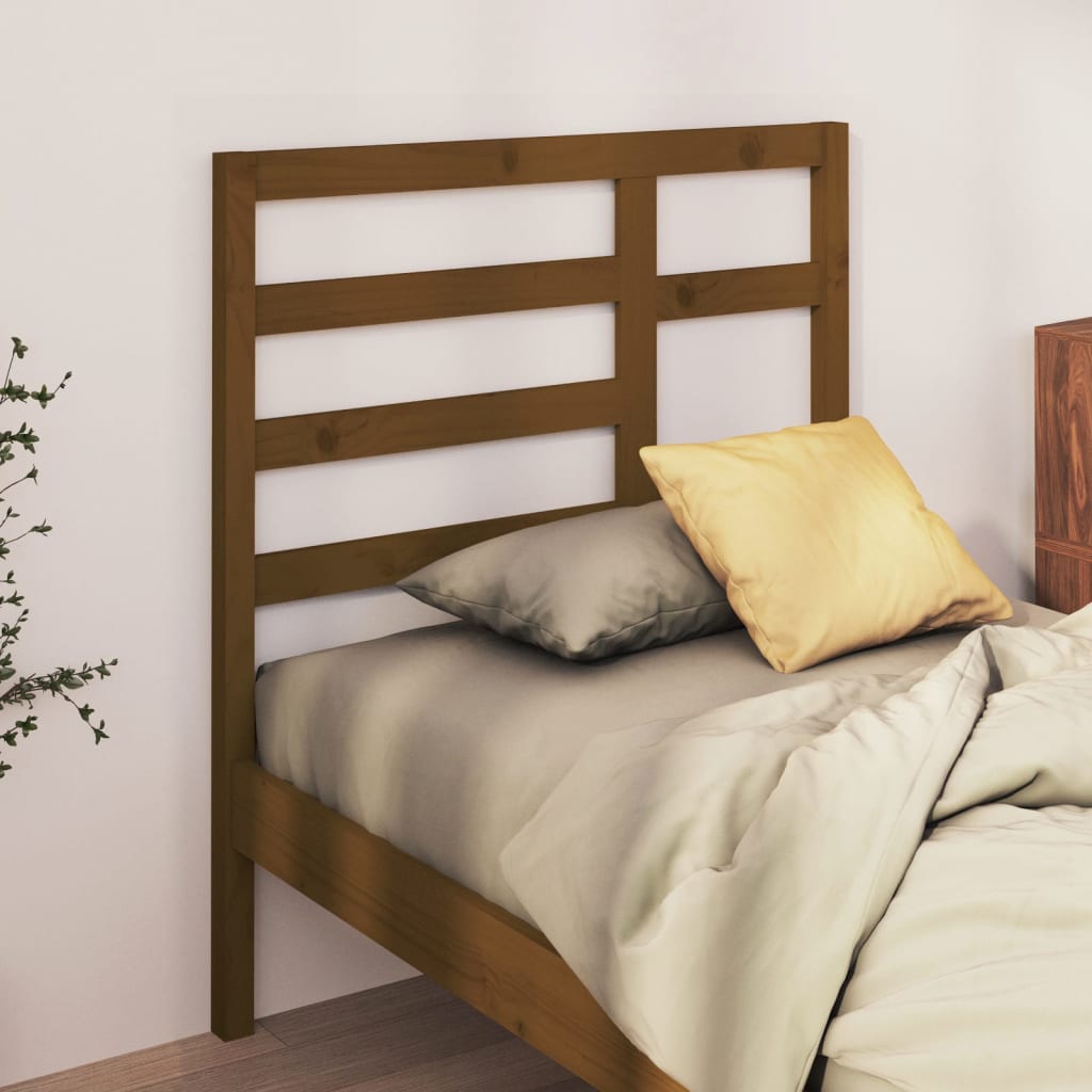 Tête de lit Marron miel 106x4x104 cm Bois massif de pin - XIOS