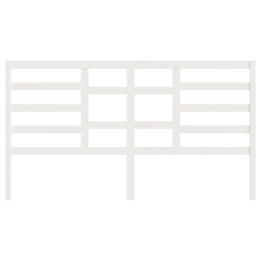 Tête de lit Blanc 206x4x104 cm Bois massif de pin - XIOS