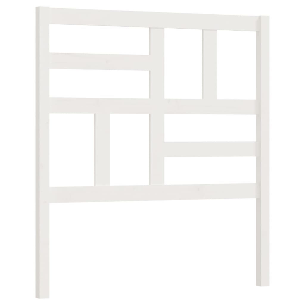 Tête de lit Blanc 96x4x104 cm Bois massif de pin - XIOS