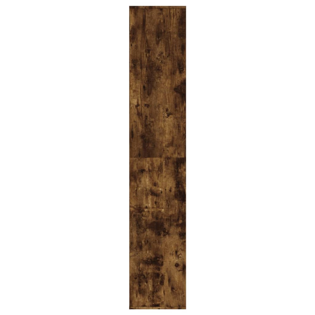 Meuble à chaussures Chêne fumé 54x34x183 cm Bois d'ingénierie - XIOS
