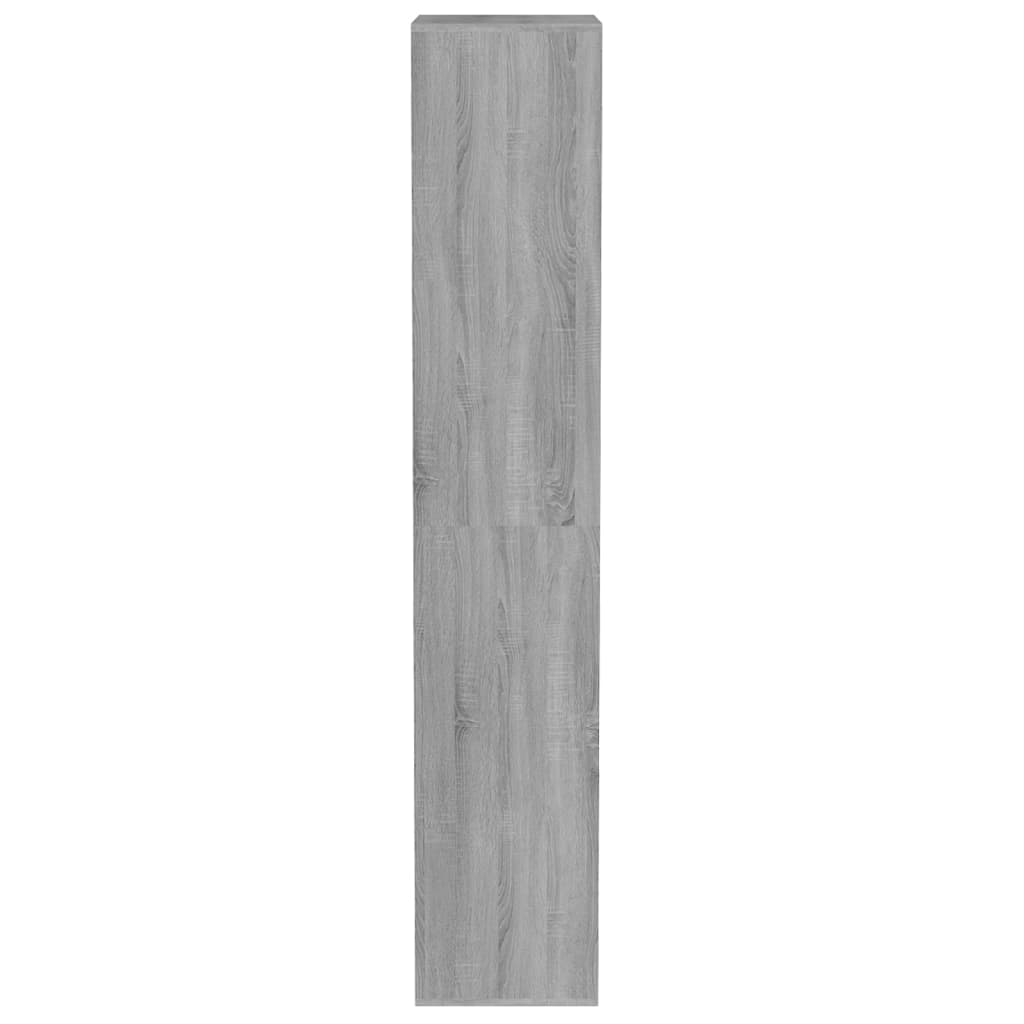 Meuble à chaussures Sonoma gris 54x34x183 cm Bois d'ingénierie - XIOS