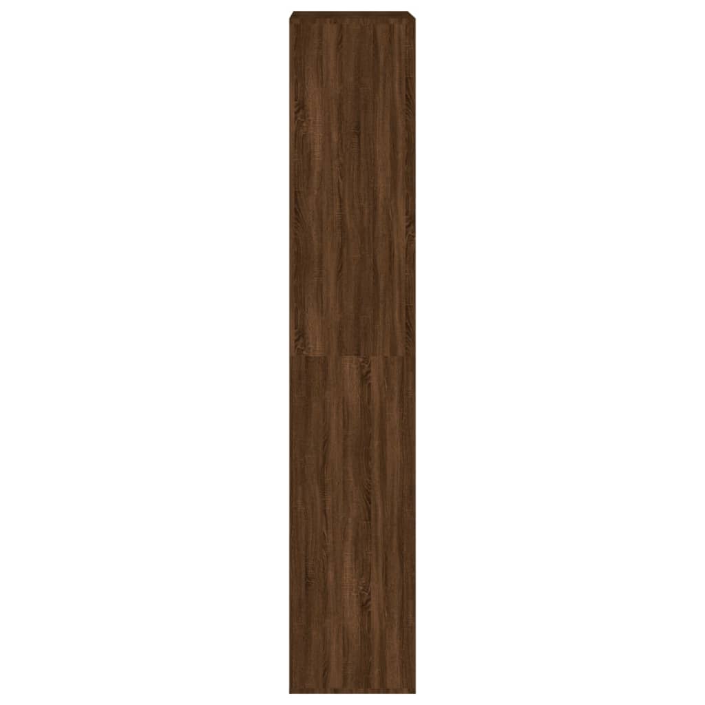 Meuble à chaussures Chêne marron 54x34x183 cm Bois d'ingénierie - XIOS