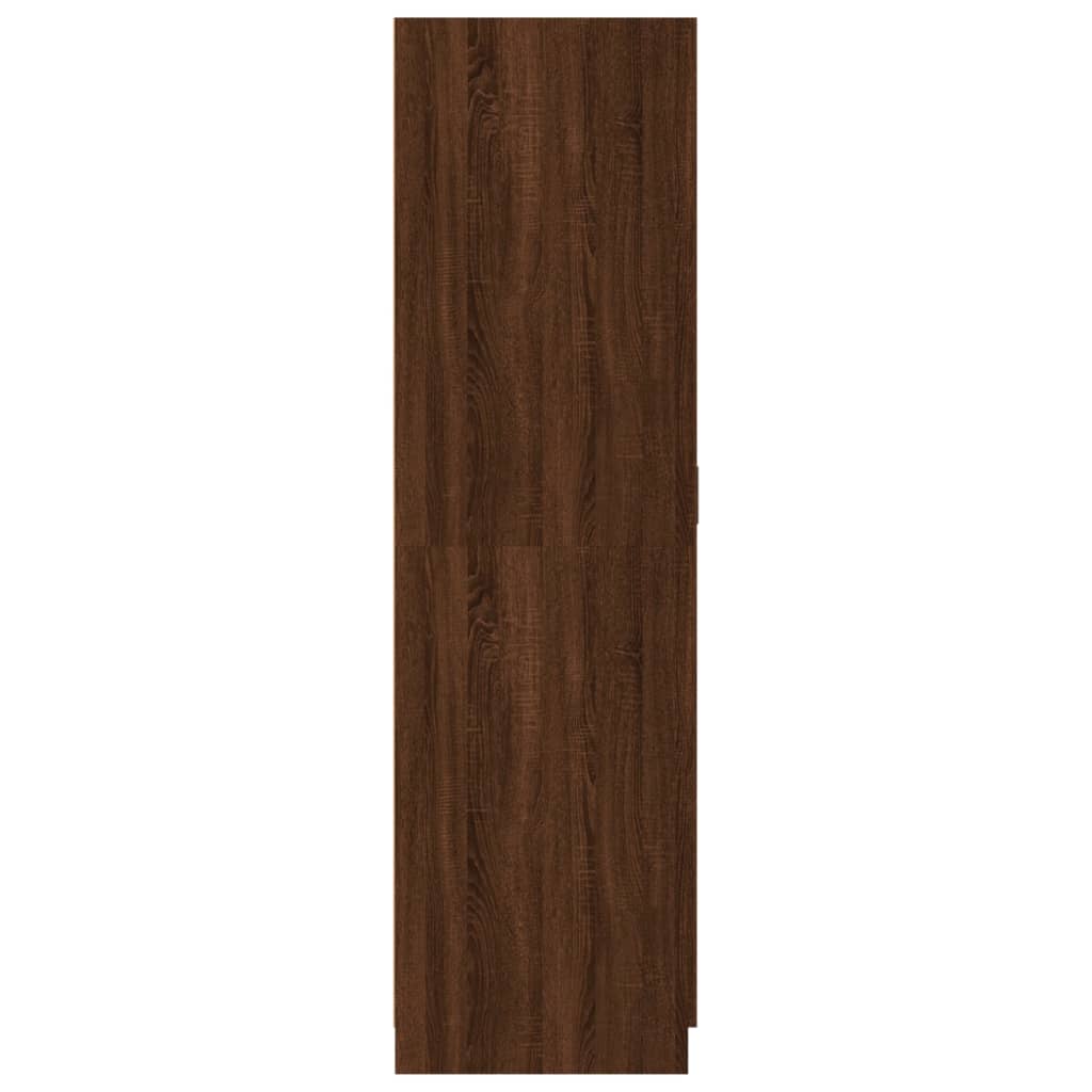 Garde-robe Chêne marron 80x52x180 cm Bois d'ingénierie Armoires vidaXL
