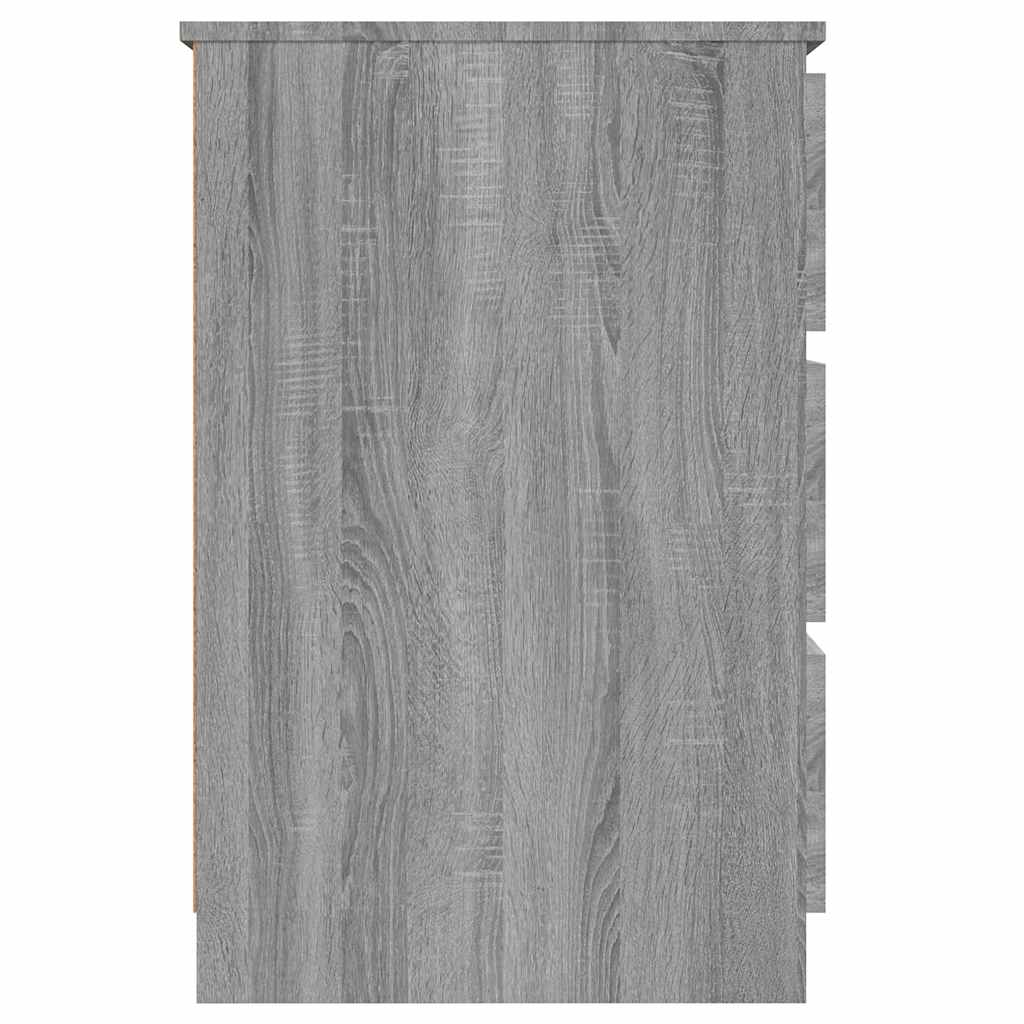 Bureau Sonoma gris 140x50x77 cm Bois d'ingénierie Bureaux vidaXL