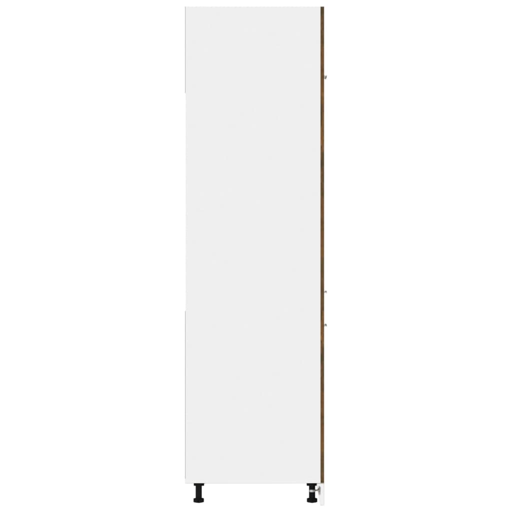 Armoire réfrigérée "Lyon" Chêne fumé 60 x 57 x 207 cm Bois d'ingénierie - XIOS