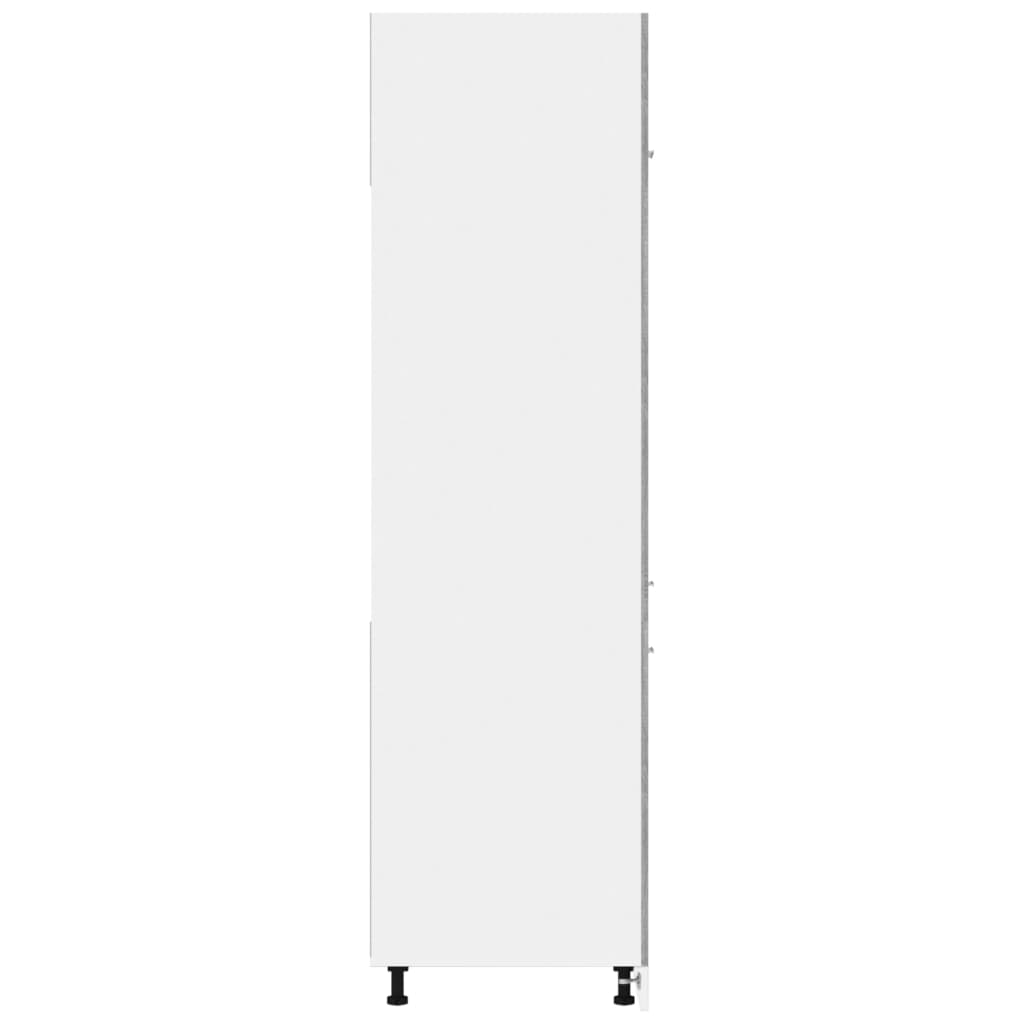 Armoire réfrigérée "Lyon" Gris Sonoma 60 x 57 x 207 cm Bois d'ingénierie - XIOS
