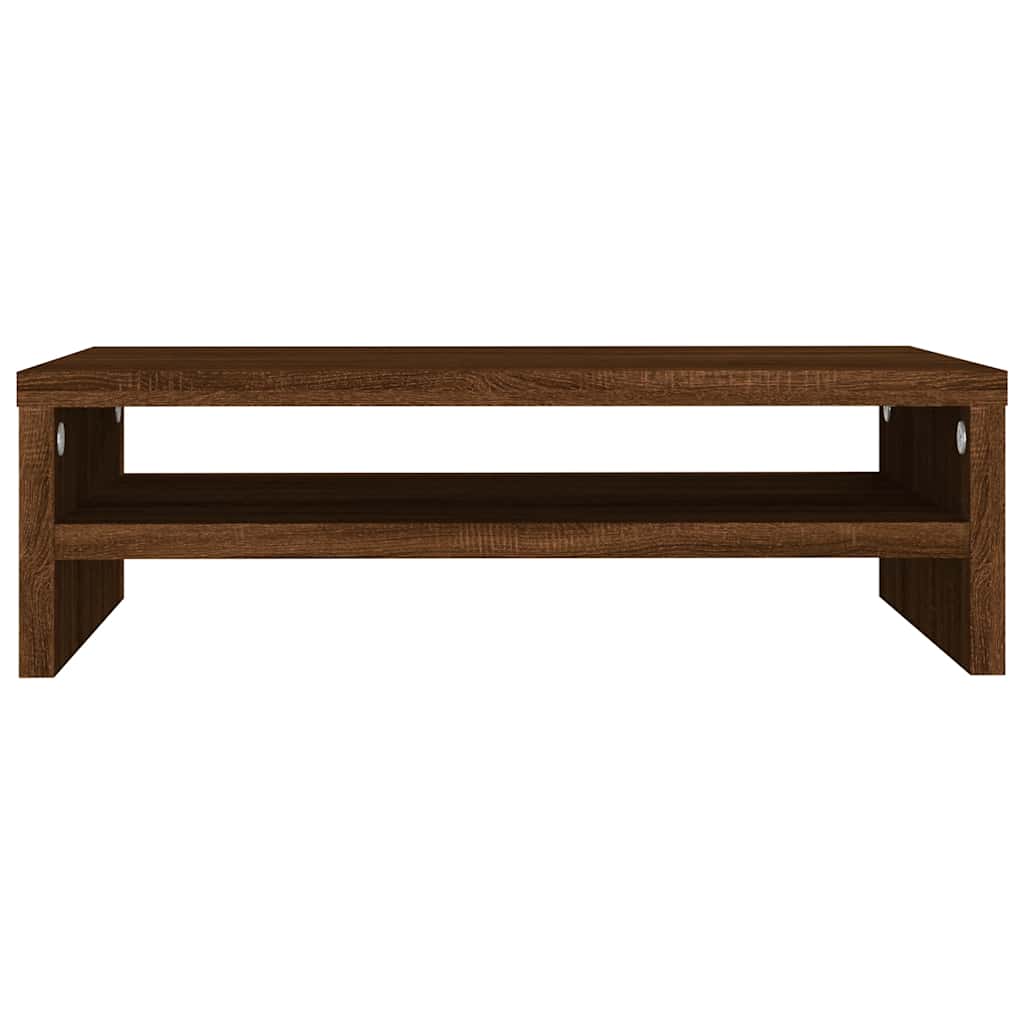 Support de moniteur Chêne marron 42x24x13 cm Bois d'ingénierie - XIOS