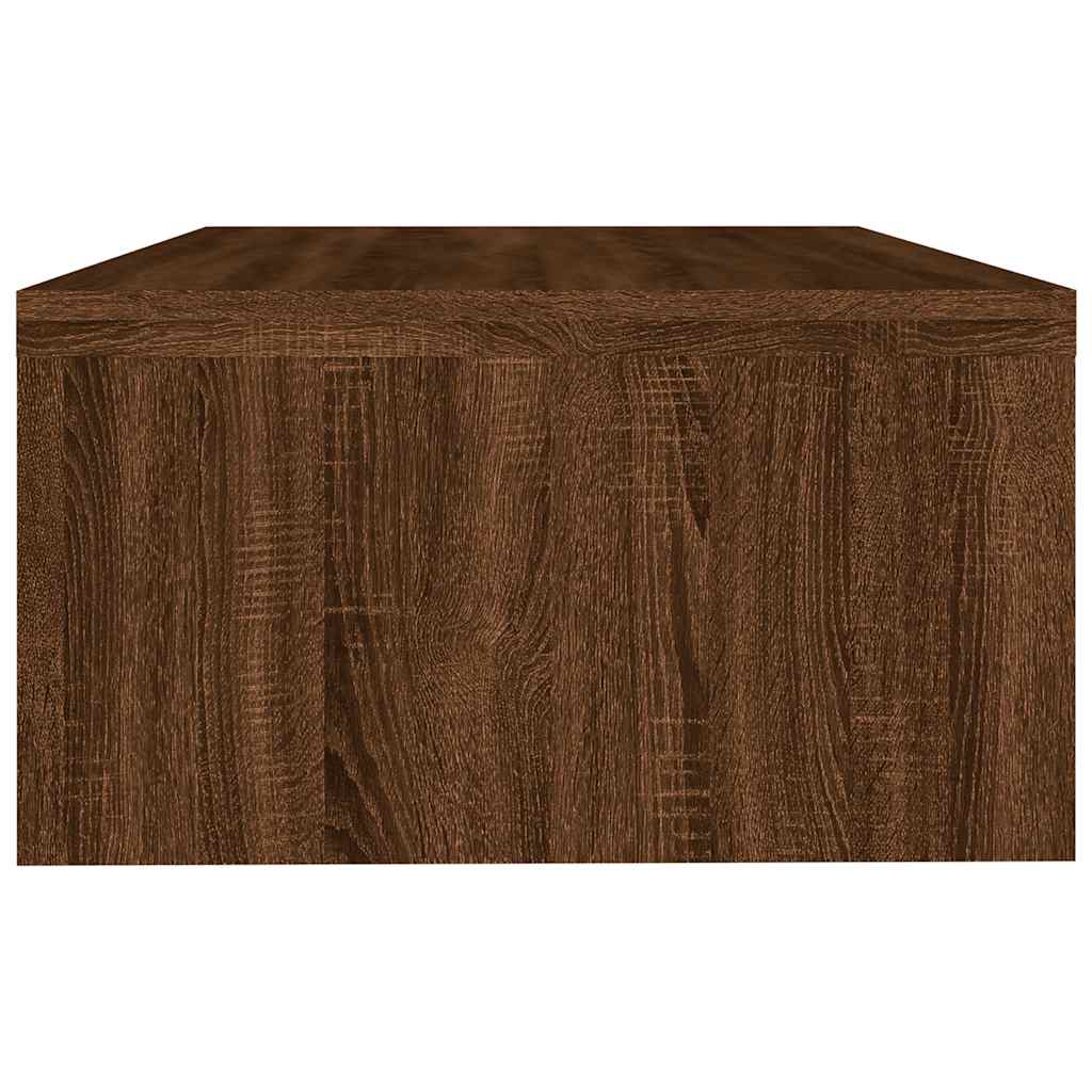 Support de moniteur Chêne marron 42x24x13 cm Bois d'ingénierie - XIOS