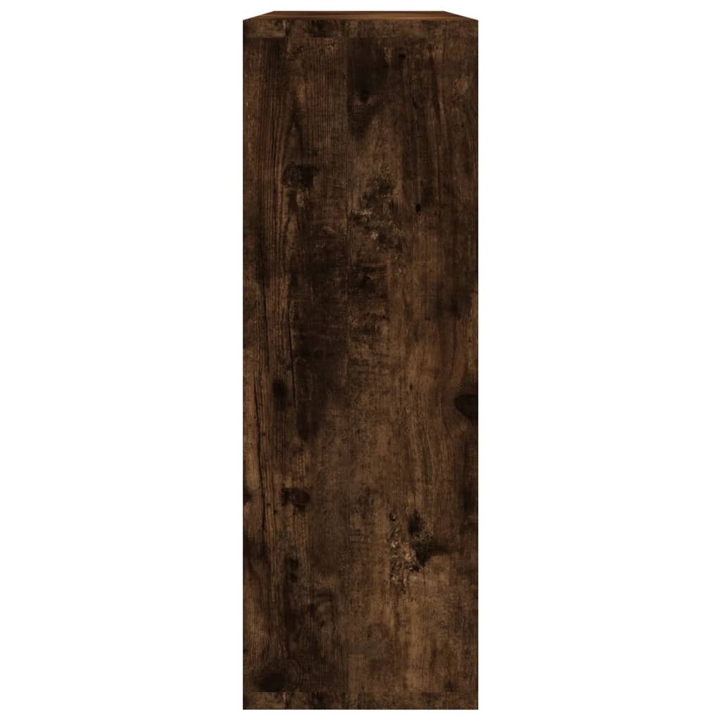 Étagère murale chêne fumé 104x20x58,5 cm bois d'ingénierie - XIOS