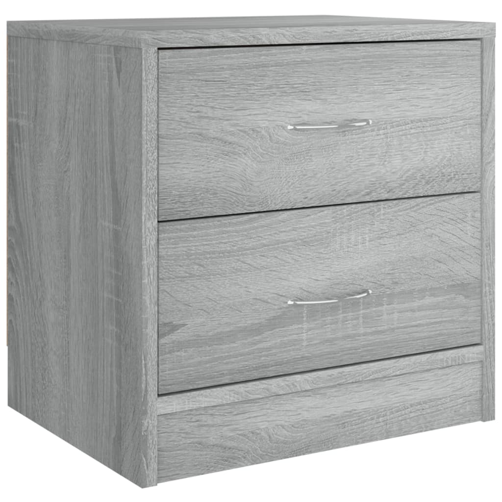 Table de chevet sonoma gris 40x30x40 cm bois d'ingénierie - XIOS