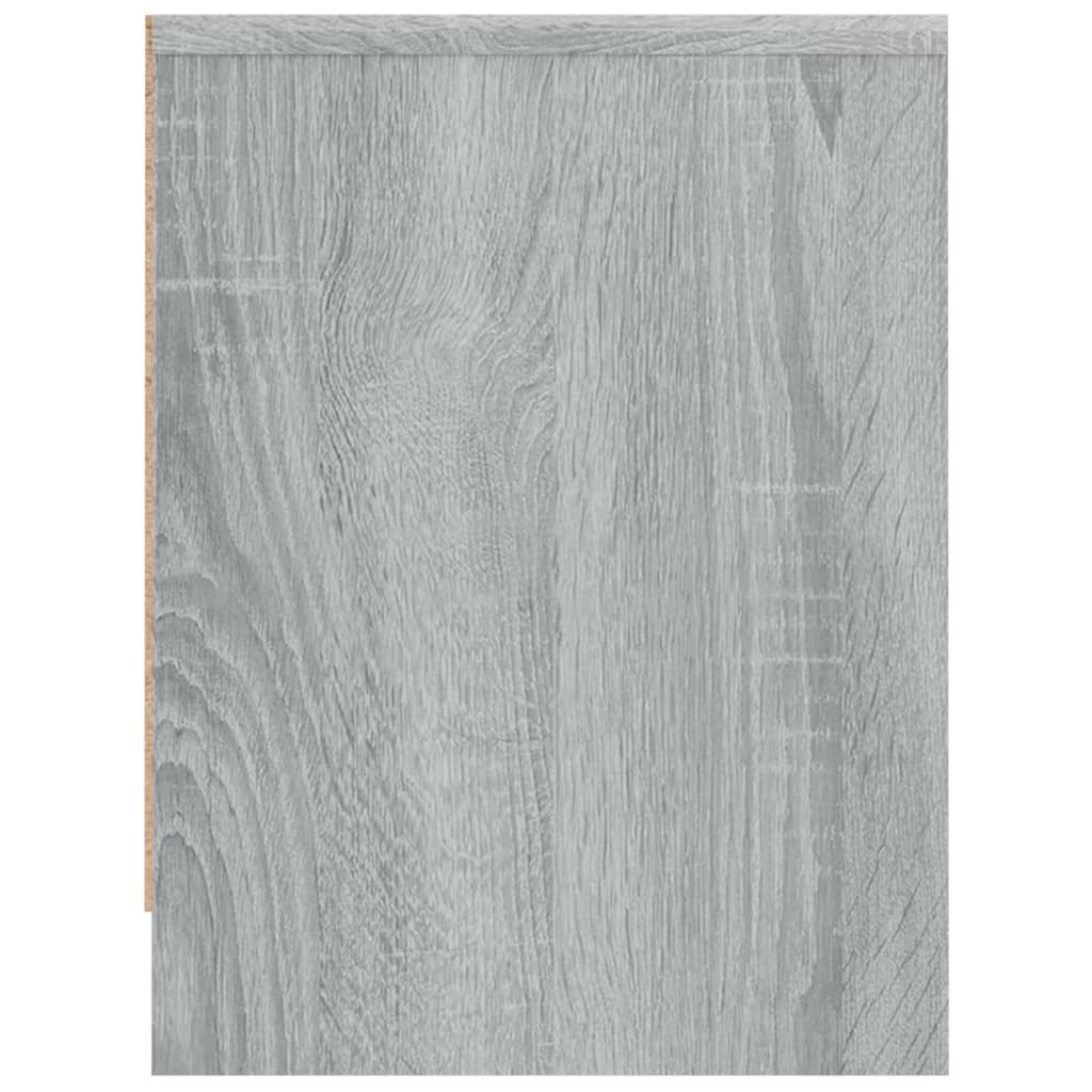 Table de chevet sonoma gris 40x30x40 cm bois d'ingénierie - XIOS