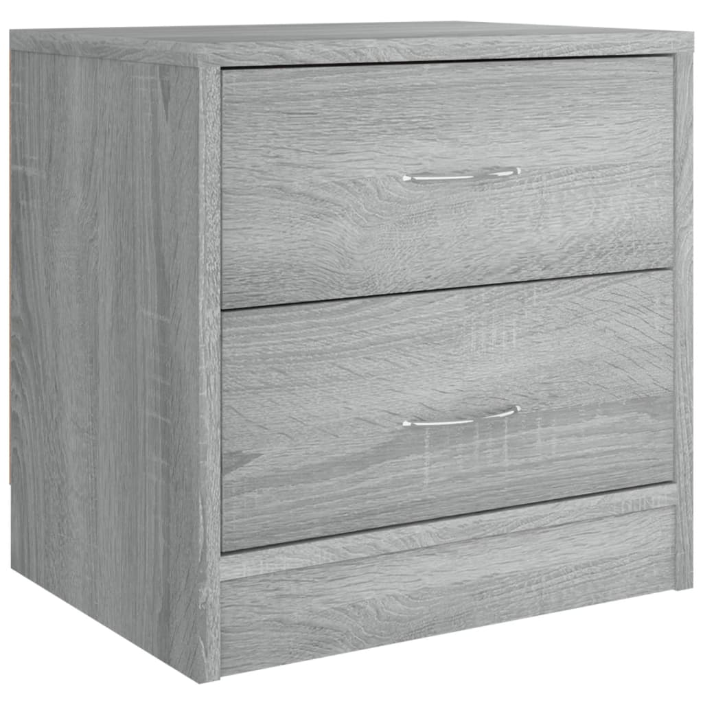 Tables de chevet 2 pcs Sonoma gris 40x30x40 cm Bois ingénierie - XIOS