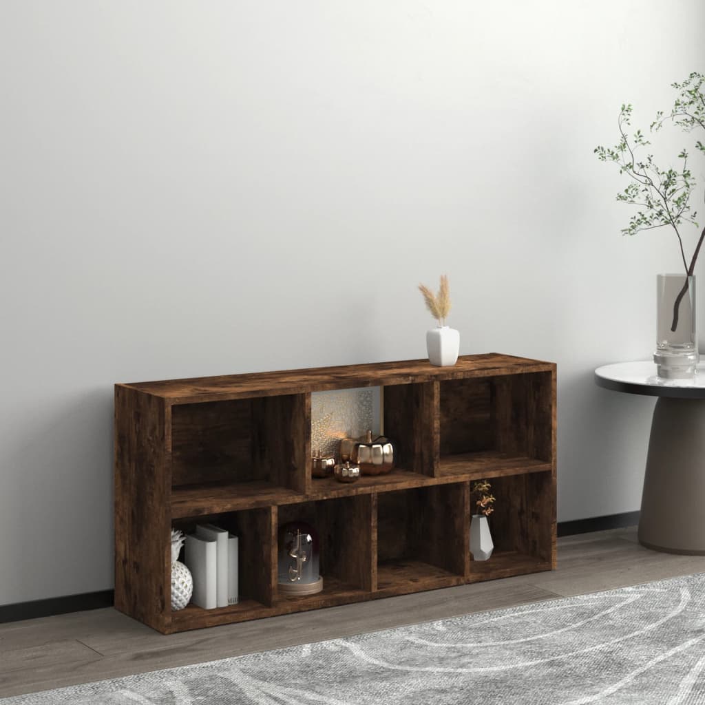 Armoire à livres Chêne fumé 50x25x106 cm - XIOS