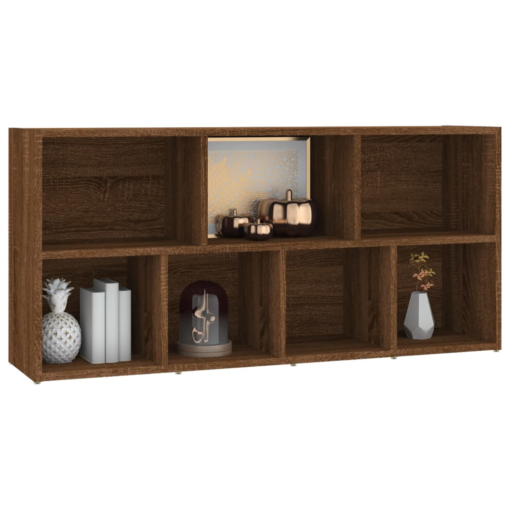 Armoire à livres Chêne marron 50x25x106 cm - XIOS