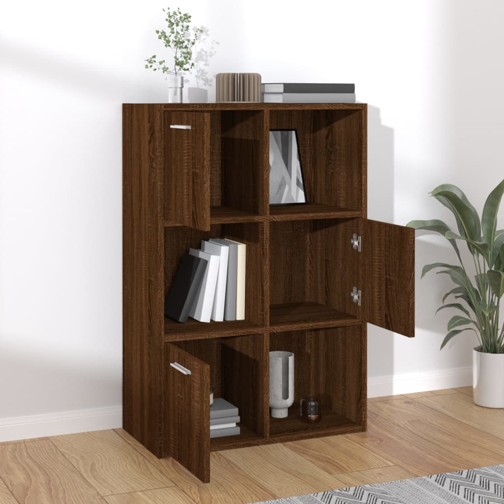 Armoire de rangement Chêne marron 60x29,5x90 cm - XIOS