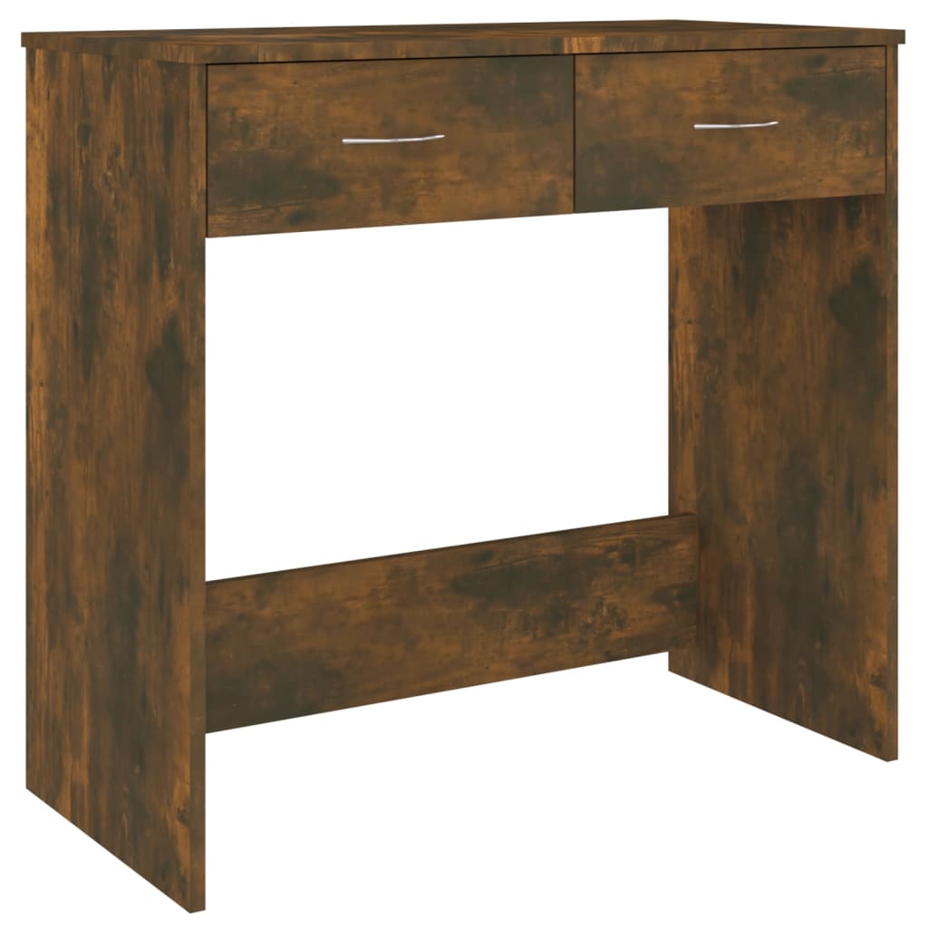 Bureau Chêne fumé 80x40x75 cm Bois d'ingénierie - XIOS