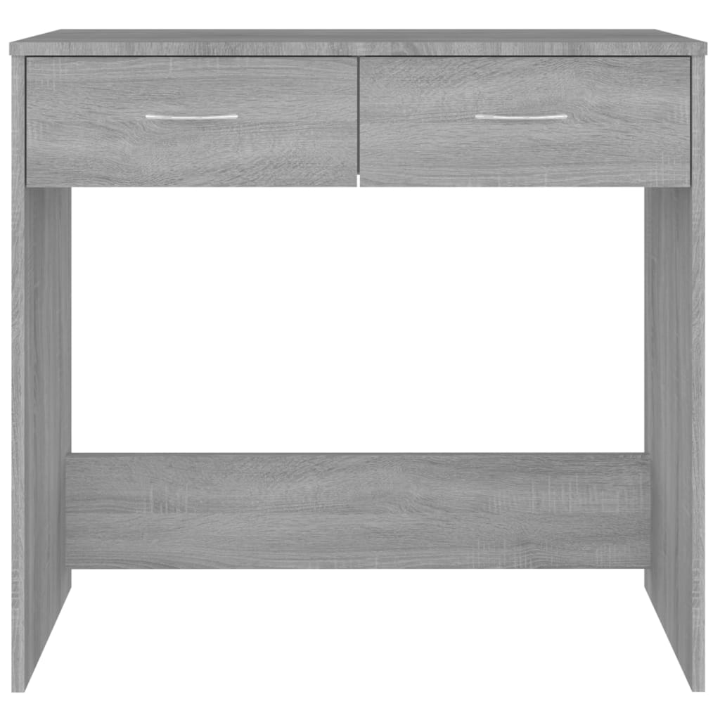 Bureau sonoma gris 80x40x75 cm bois d'ingénierie - XIOS