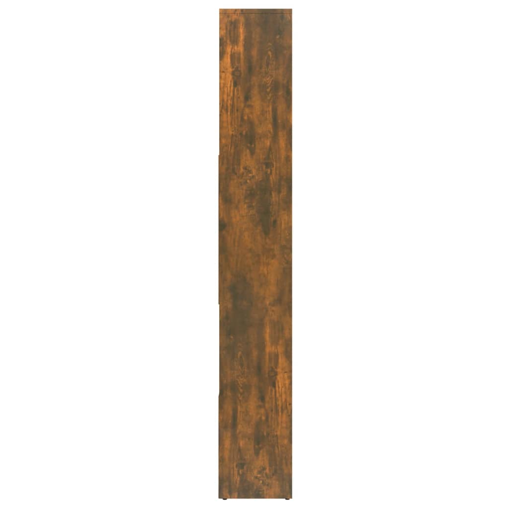 Bibliothèque Chêne fumé 67x24x161 cm Bois d'ingénierie - XIOS