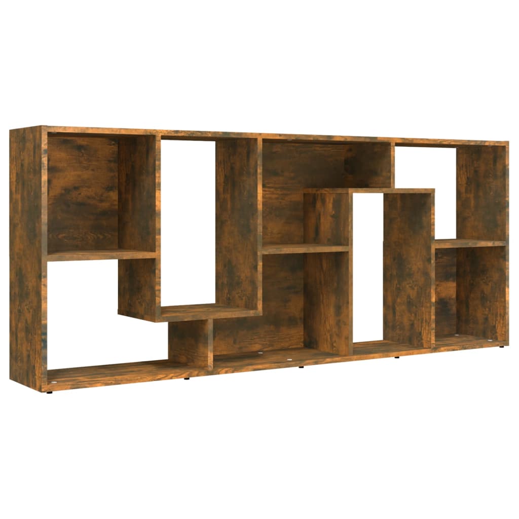 Bibliothèque Chêne fumé 67x24x161 cm Bois d'ingénierie - XIOS
