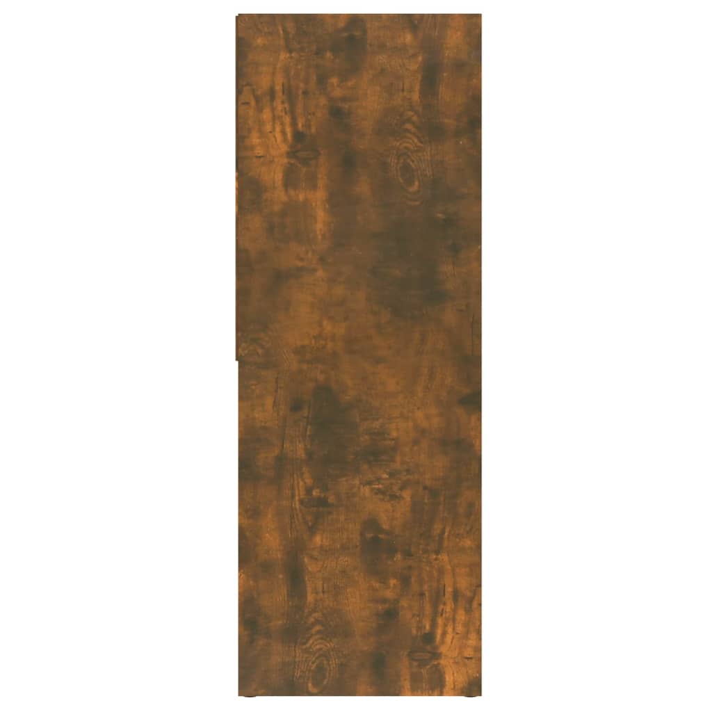 Bibliothèque Chêne fumé 67x24x161 cm Bois d'ingénierie - XIOS