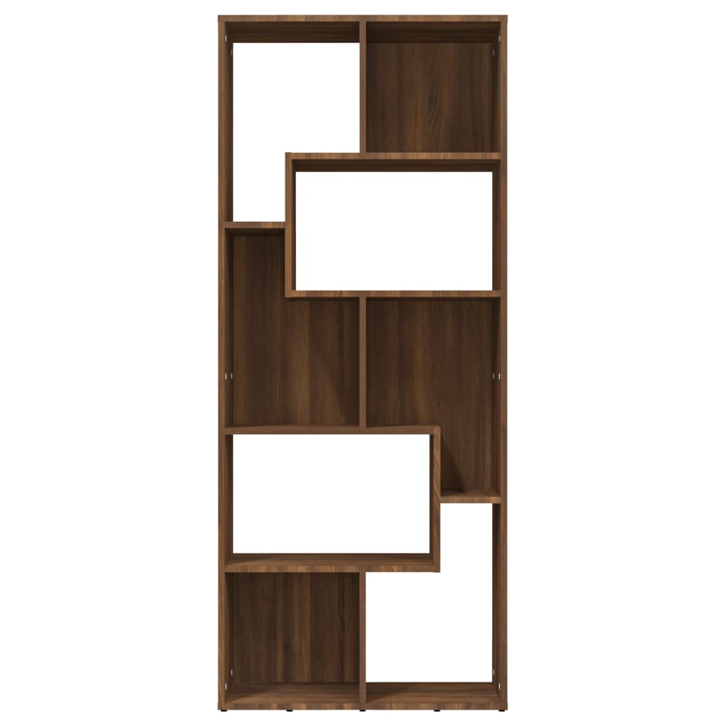 Bibliothèque Chêne marron 67x24x161 cm Bois d'ingénierie - XIOS