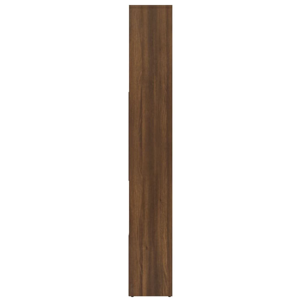 Bibliothèque Chêne marron 67x24x161 cm Bois d'ingénierie - XIOS