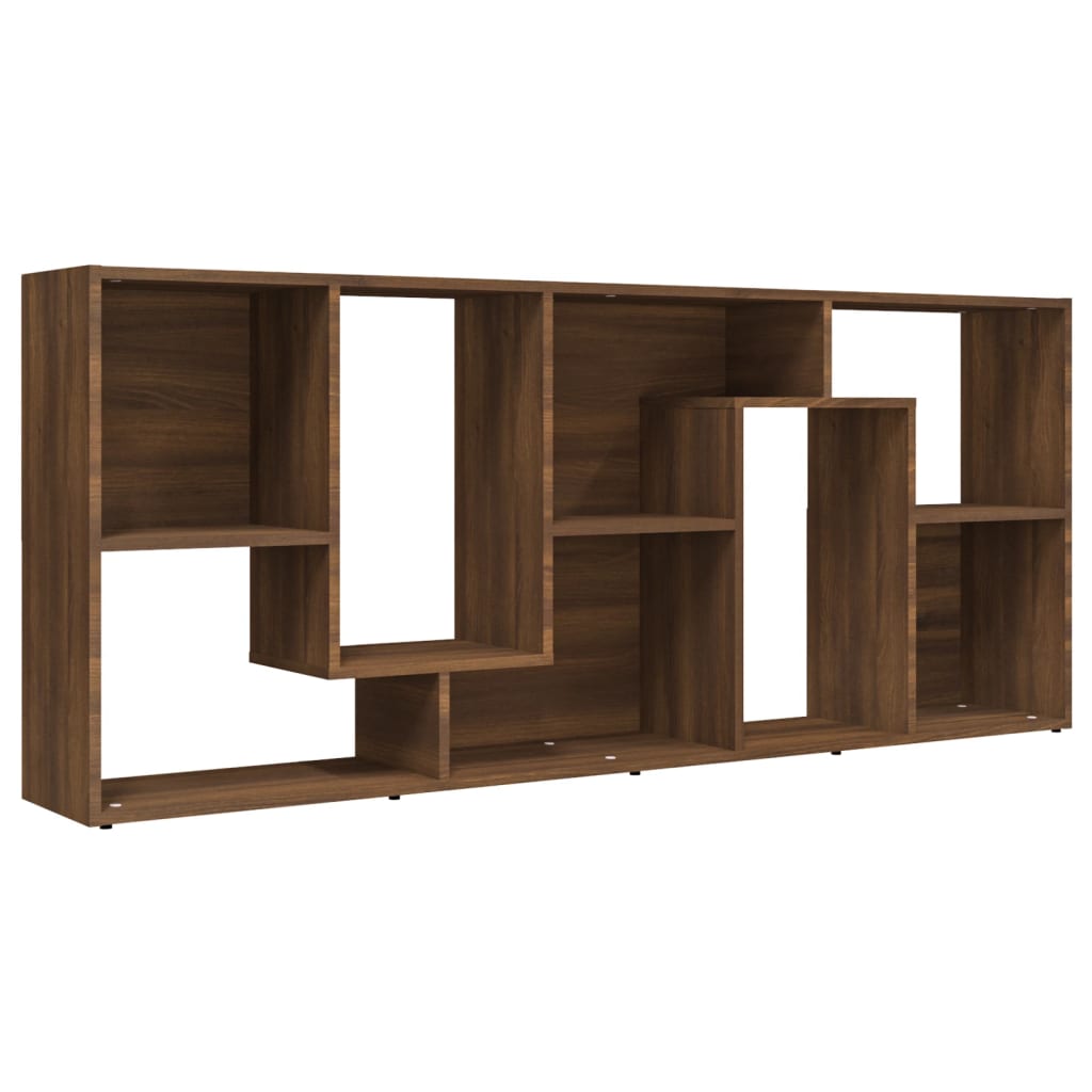 Bibliothèque Chêne marron 67x24x161 cm Bois d'ingénierie - XIOS