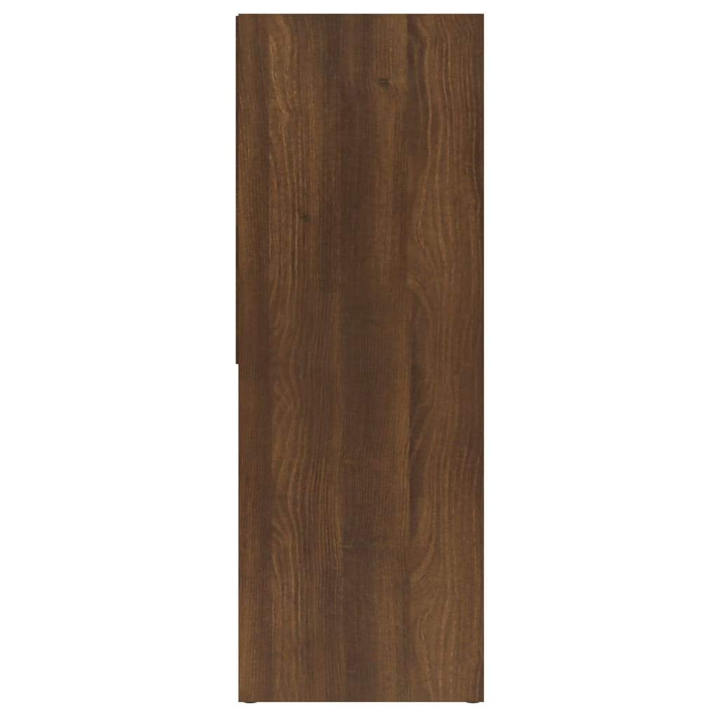 Bibliothèque Chêne marron 67x24x161 cm Bois d'ingénierie - XIOS
